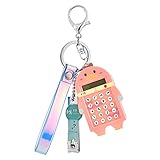 ❀Material: el llavero de mini calculadora está hecho de buen material ABS, que es duradero y práctico, se puede usar durante mucho tiempo.