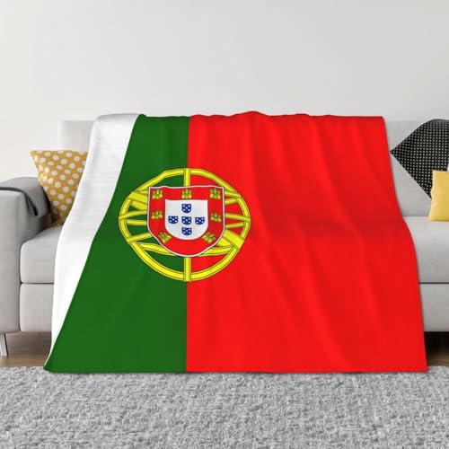 Couverture drapeau Portugal EdWal un cadeau idéal en microfibre douce