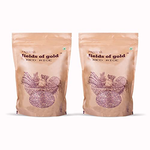 Image of PRISTINE Fields of Gold Red Rice, 1 kg (Pack of 2)