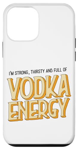 Funny I'm Strong Thirsty and Full of Vodka Energy Malle �X�}�z�P�[�X iPhone 12 mini �p