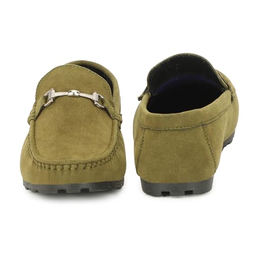 Image of TROTUS Men's Stylish & Comfortable with Soft Cushioned Insole | Hand-Stitched Design for Trendy | Loafer for Men