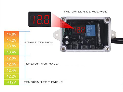 Mota Cortador de batería Interruptor eléctrico Compatible con coche Control remoto automático universal Fallas de parada