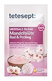 Tetesept Meersalz-Ölbad Mandelblüte verbindet die hautpflegenden Eigenschaften des 100 Prozent naturreinen Meersalzes mit hochwertigem naturreinem Mandelöl - für ein samtweiches Hautgefühl