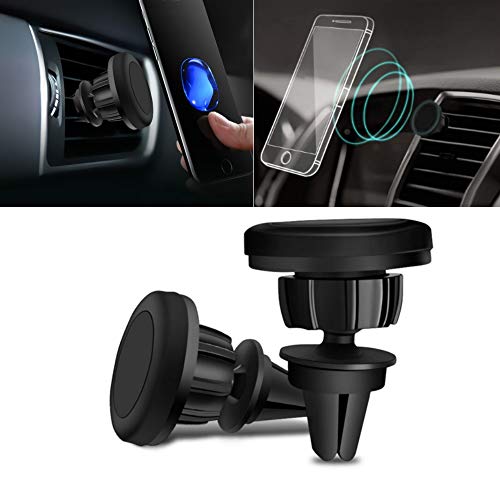 Preisvergleich Produktbild kejitec Autotelefonhalter, Magnetischer Telefonhalter, 360° Drehung, Magnet-Telefonhalter, Autotelefonhalter für iPhone XR / XS / X / 8 / 7 / 6 / 5, Huawei, Samsung, LG und andere Smartphones (Schwarz)