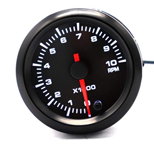 Kokiya Tacômetro 2″ 52mm 7 LED Ponteiro Do Carro Tacho