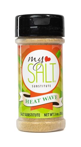 Image of My Salt MySALT Heat Wave Salt Substitute - Free with a Little Bite Great on Pizza, Beef, Poultry, and Anything That Needs 85 grams 3 Ounce