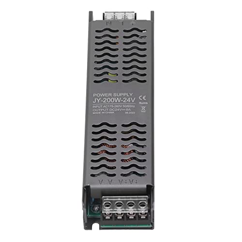 Driver de LED, Transformador de LED AC 175-260V para 24V DC 200W para Luzes de Tira LED para Engenha
