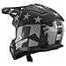 LS2 Helmets Gate II Full Face MX Motorcycle Helmet (Matte Battle Scar Tonal Gray/Black - X-Large)