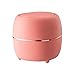 Kompost Bin Kök / Skräp Mini des ordures de bureau peut luxe petite poubelle à poussière for la table de thé à déchets de chevet de ménage petit seau à ordures, 2L Steg papperskorgen ( Color : Pink )