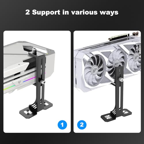 Soporte para GPU ajustable con imán para tarjetas gráficas miniatura 5