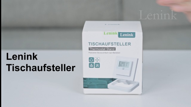 Halterung Für HomematicIP Thermostat Weiss - Wand & Tisch Halter Ohne Schrauben