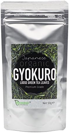 Revelation Organics® Premium Gyokuro Green Tea - 50g - Loose Green Tea Leaves - Direct from Japan Organic Certified Plant Based Vegan Detox Diet hot Health Drink antioxidant