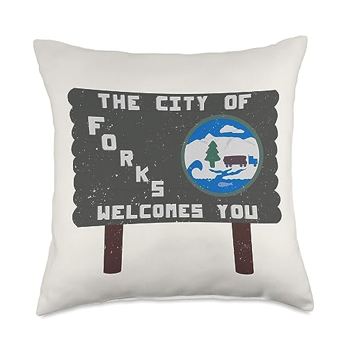 Olympic National Park Souvenirs Olympic Mountain Washington National Park Throw Pillow, 18x18, Multicolor