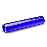 2 inches Straight 12 inches Long Turbo/Intercooler/Intake Piping Coupler Silicone Hose (Blue)