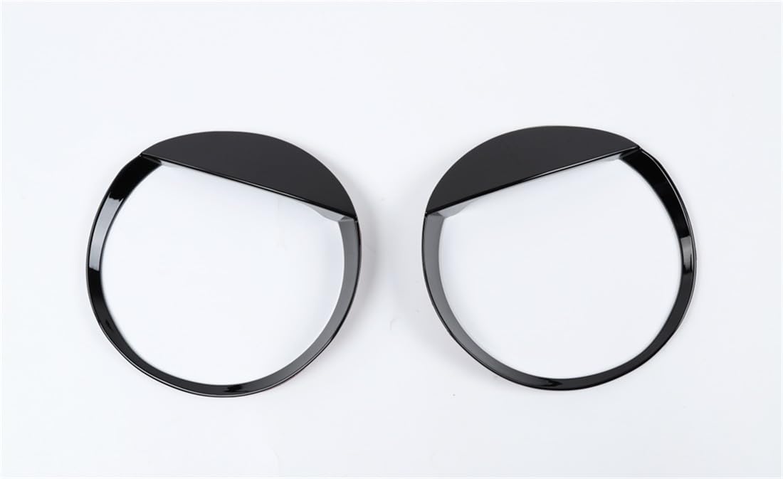 Black ABS Car Front Headlight Lamp Cover Trim,for Suzuki Jimny 2Door 4Door 2019-2025,Head Light Lamp Headlight Decoration Cover Trim 2pcs