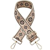 [emmy's shop] ショルダーストラップ バッグ用 太め ショルダーベルト 後付け 単品 ショルダー紐 付け替え 調節可能 (ノワールベージュ)
