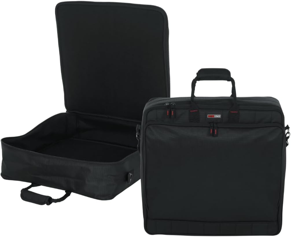 Gator Cases Padded Nylon Mixer/Gear Carry Bag with Removable Strap, 20" x 20" x 5.5" (G-MIXERBAG-2020)