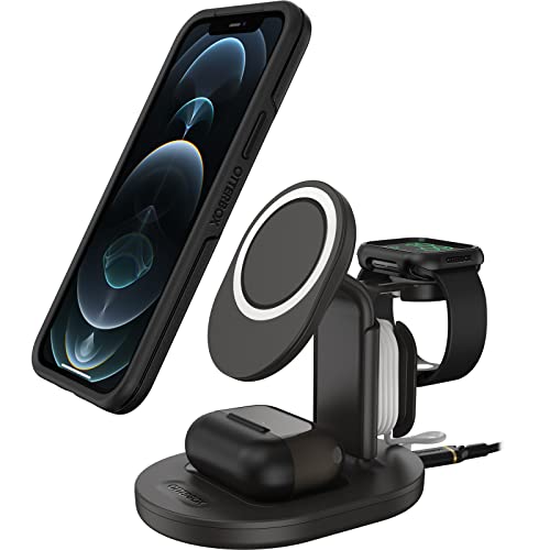 Image of OtterBox 3-in-1 Wireless Charging Station for MagSafe - Black