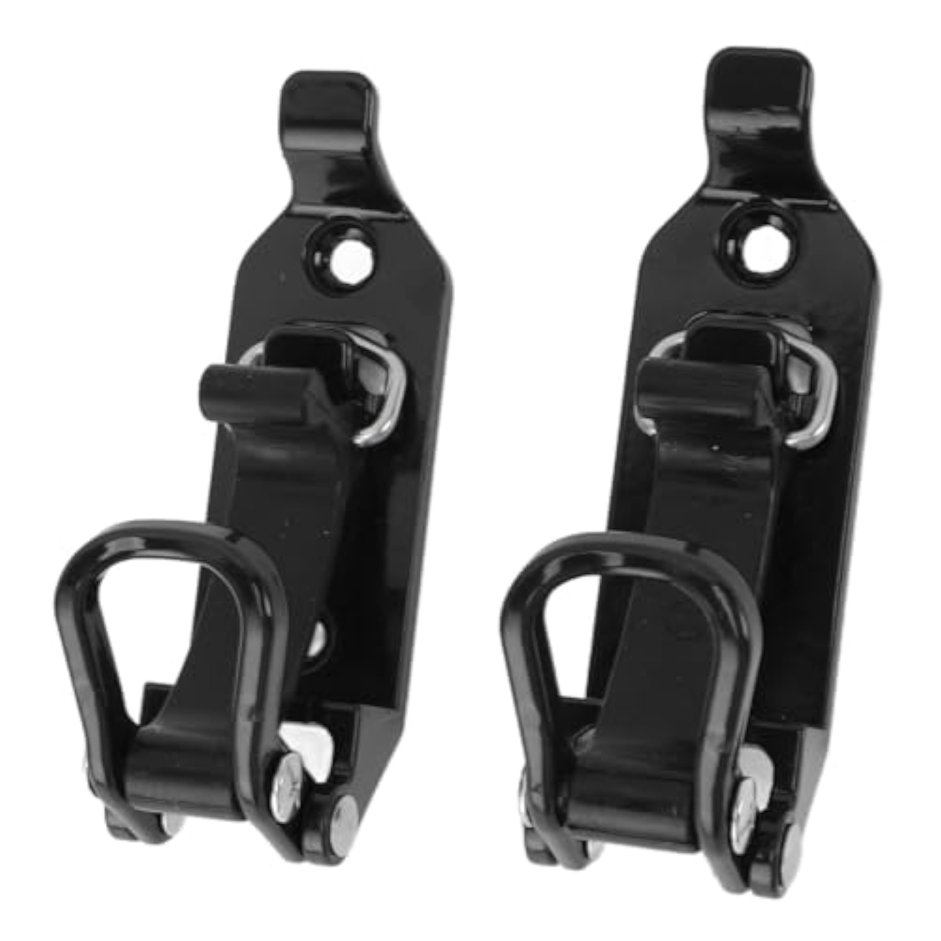 2 Piezas Pala Montaje, Liberación Rápida Hacha Pala Soporte de Montaje en Pared Kit Metal Goma Abrazadera Kit de Montaje para Camión Off Road (BLACK)