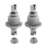 Midautoo 4Pcs Metal Differential RC Car Metal Differential PX9300-07A PX9300-05B for 9300 9304 1/18
