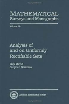 Hardcover Analysis of and on Uniformly Rectifiable Sets (Mathematical Surveys & Monographs) Book