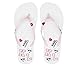 KARL LAGERFELD Paris Women's Zamir Flip Flop Sandals (White, US Footwear Size System, Adult, Women, Numeric, Medium, 6)