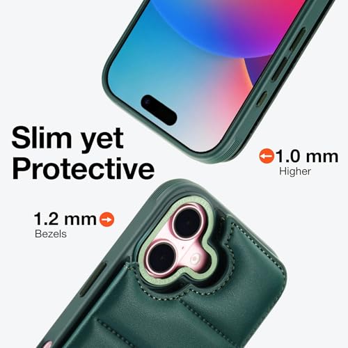 Housse iPhone 16 ZhengQian anti-rayures pour ranger ses cartes en sécurité - 6