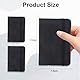 3 Stück Mini Notizbuch A7 Notizblock Kleines Notizbuch Klein Notizbücher Notizheft Notitzbuch Pocket Small Notebook Notepad Taschennotizbuch Pocketbook Notizblöcke aus Leder Für Arbeit Schwarz