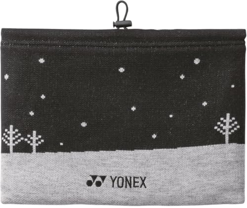 ヨネックス(YONEX) ネックウォーマー 45048Y-007 (ブラック×ホワイト/FF/Men's、Lady's)