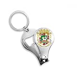Puerto Rico Nacional emblema de metal clave cadena anillo multifunción Nail Clippers abrebotellas llavero de coche mejor encanto regalo