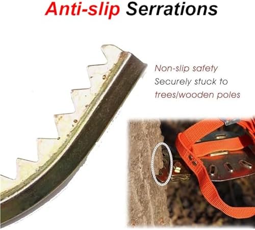 Portable Anti-Slip Climbing Shoes with Rubber Pads & Adjustable Spikes - Essential Electric Pole Climbing Gear for Safe, Efficient Tree Maintenance & Outdoor Work - 4
