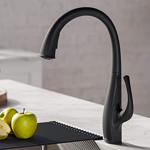 KRAUS KPF-1675MB Ansel Dual Dual Function Pull-Down Kitchen Faucet Matte Black