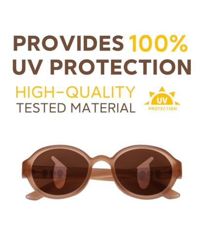 Image of SMILEYWORLD Kids Sunglasses Polarized UV400 Protection for Boys Girls Flexible Unbreakable Lightweight Shatter-Resistant