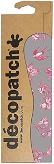 Décopatch - Ref C649O - Flying Birds Print Paper Pack - Each Sheet 30 x 40cm, Pack of 3 Paper Sheets - Best Used With Décopach Glue & Varnish, Pink & Grey