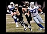 Drew Brees Beckett BAS Signed 8x10 Photo Autograph Saints
