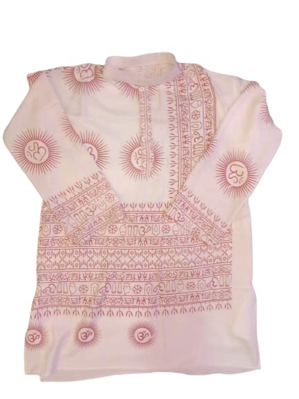 Om Printed Green Premium Rayon Kurta - Made with Love Direct from Indian Manufacturer XL