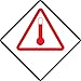 TDG PLACARD: OTHER - ELEVATED TEMPERATURE (5 Pack)