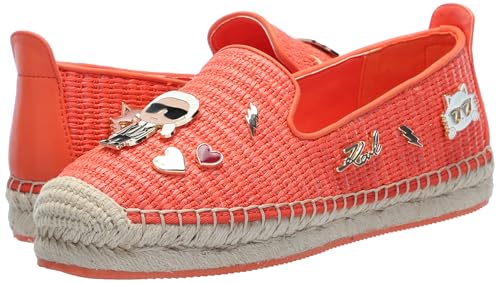 Image of Karl Lagerfeld Women's Michaela Slip on Espadrille Sandal with Pins