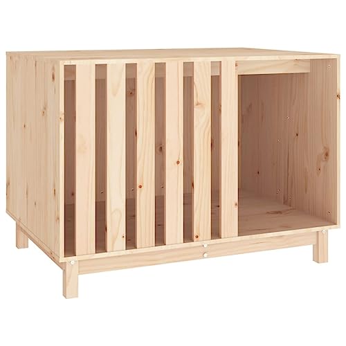 vidaXL Hundehütte 100x70x72cm Massivholz Kiefer Hundehaus Hundehöhle Hundebett