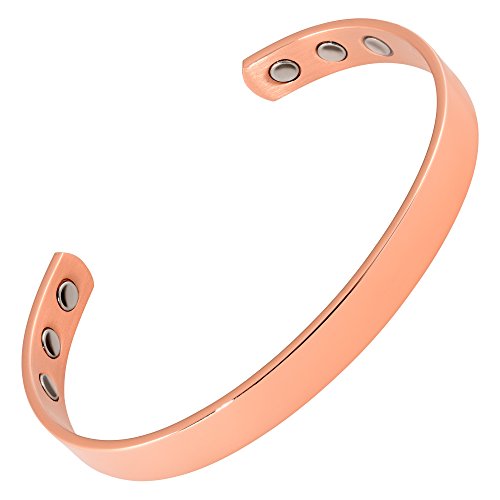 MAGNETJEWELRYSTORE Copper Magnetic Therapy Bracelet High Power Band