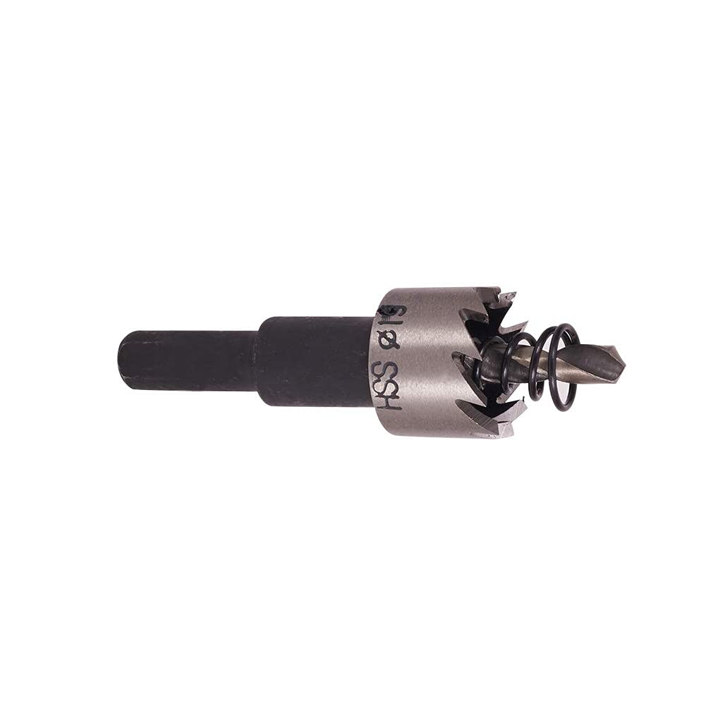 Auniwaig 19mm HSS Hole Saw Kits for Metal, High-Speed Steel Hole Saw Cutting Kit Drill Bits Opener Cutter Tool, for Cutting Holes on Wood, Stainless Steel, Iron, Aluminum Plate, Black