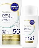 NIVEA SUN Sonnenschutz Fluid LSF 50+, nicht fettende Sonnencreme mit...