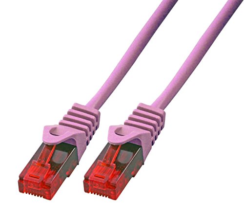 Preisvergleich Produktbild BIGtec 3m Gigabit Ethernet LAN Kabel Netzwerkkabel pink