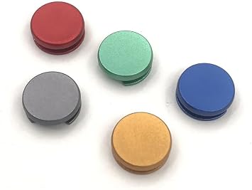 Analog Metal Joystick Cap Metal Button for 2DS /3DS /3DS LL XL/New 3DS /New 3DS XL LL Metal Red
