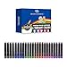 Dryden Fountain Pen Ink Cartridges - ASSORTED COLORS: Black, Blue, Green, Purple, Red, Pink - Short International Standard Size