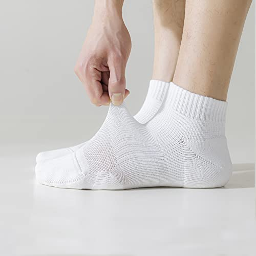 Mcool Mary Mens Ankle Running Socks Low Cut Cushioned Arch Support Athletic Sports Socks 4 Pack #TOP3