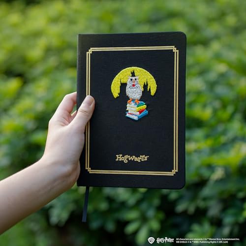 Image of Cinereplicas Harry Potter - Hedwig Embroidered Notebook - 160p - Official License