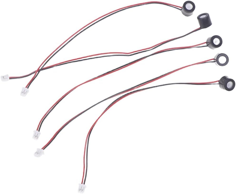 NINMORTH Pack de 5 Micrófonos CCTV Impermeables con Filtrado de Ruido