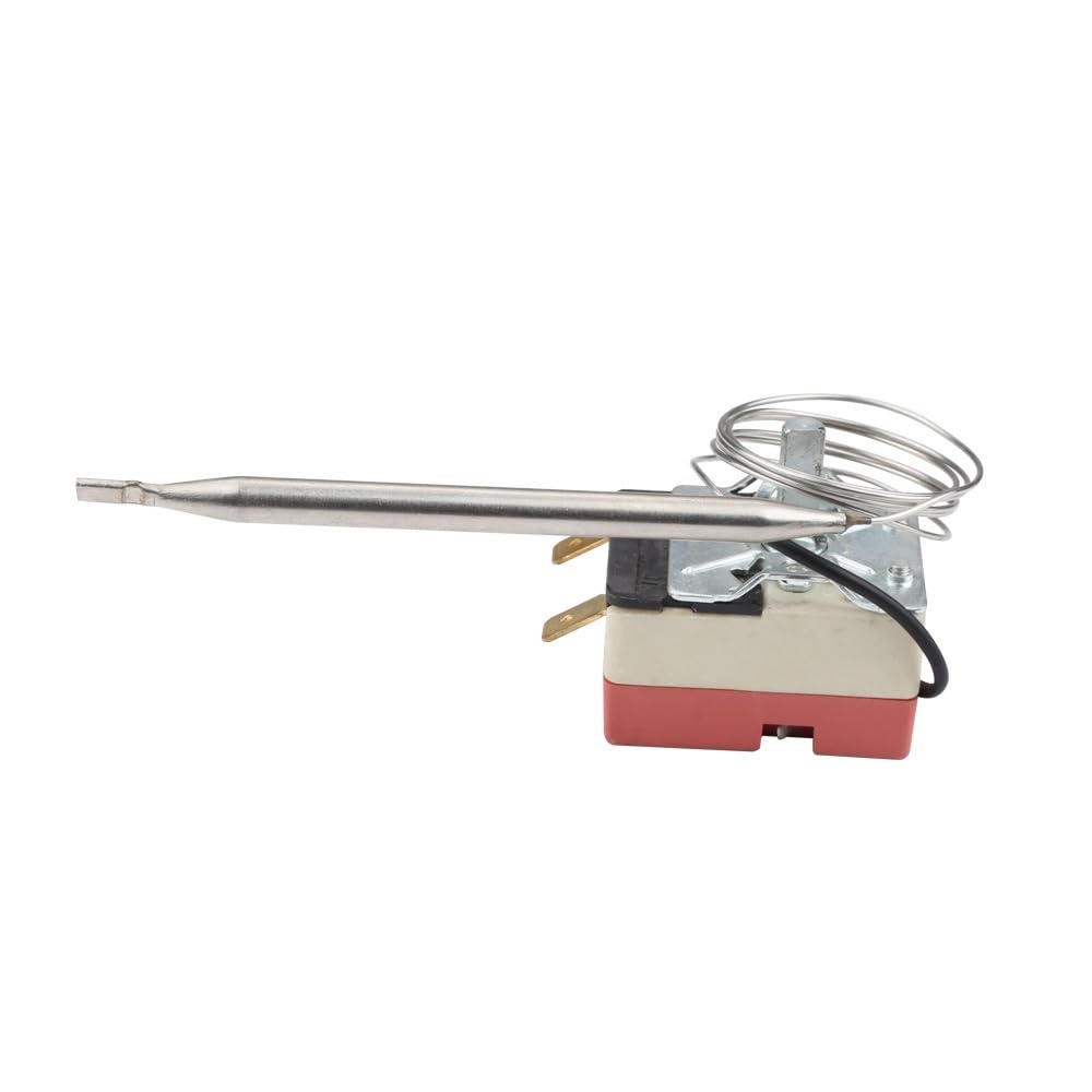 Kompatibel for 30–85 °C, NC, 2-polig, verstellbarer Knopf, Temperaturregler, Kapillar-Thermostatschalter for Ofen-Warmwasserbereiter