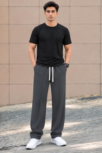 Mack Jonney Men’s Cotton Trackpants Gray DARK GREY - Image 6
